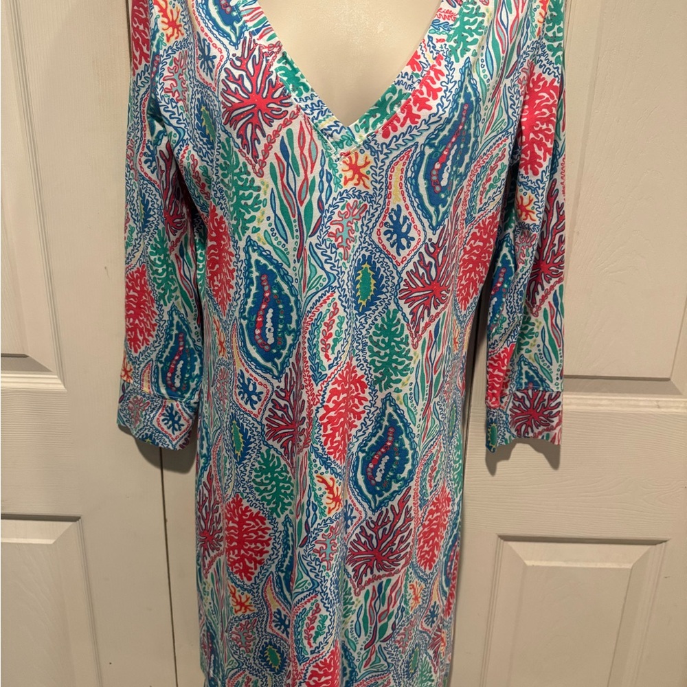 Lilly Pulitzer Multicolor Long Sleeve Dress